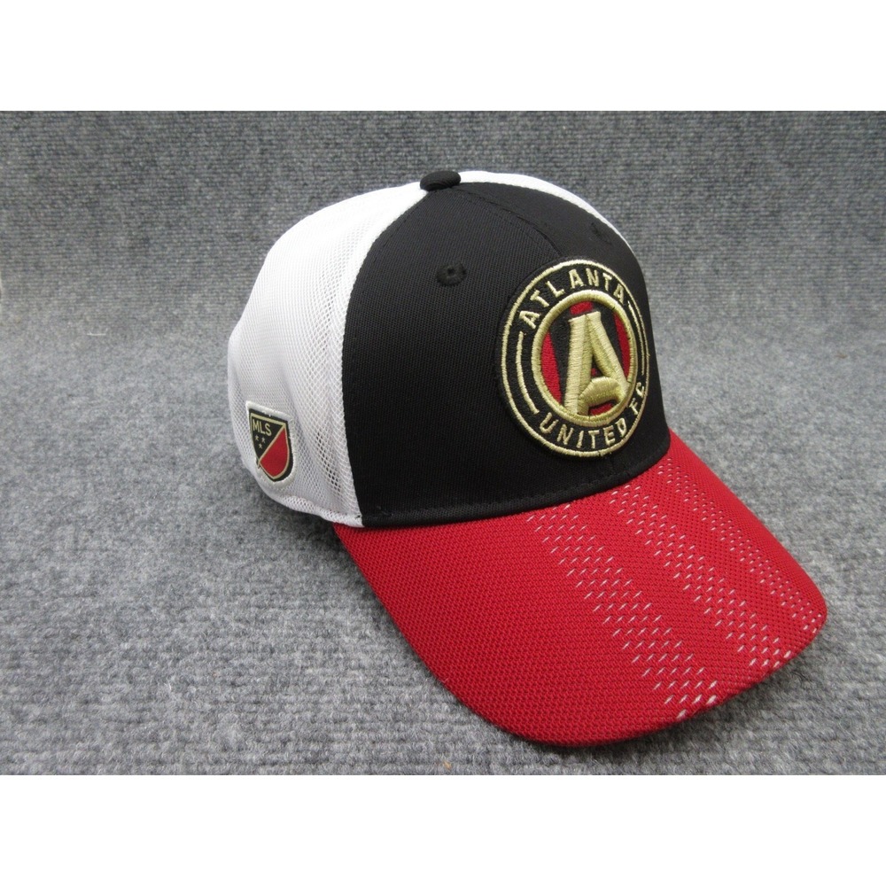 Adidas Mens Hat Snapback Black Red White Atlanta United FC MLS OSFA